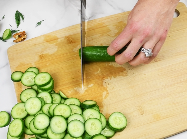 Creamy Cucumber Avocado Salad - Step 2